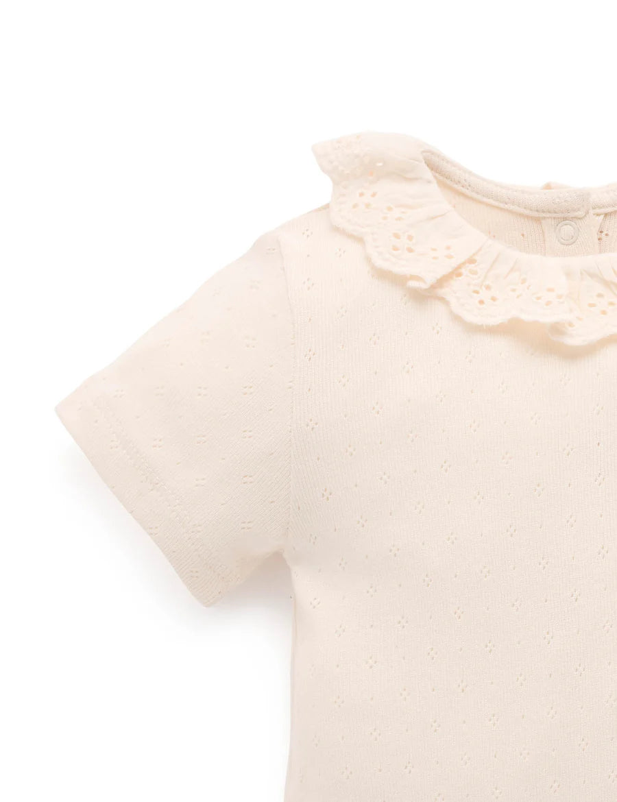Purebaby - Pointelle Bodysuit