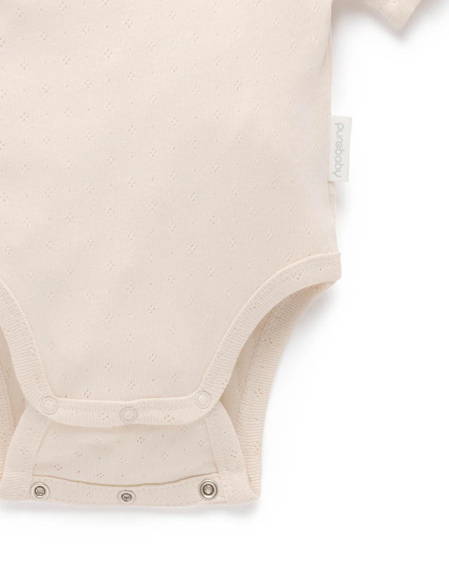 Purebaby - Pointelle Bodysuit