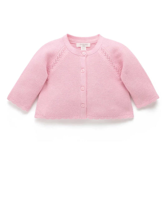 Purebaby - Scalloped Cardigan