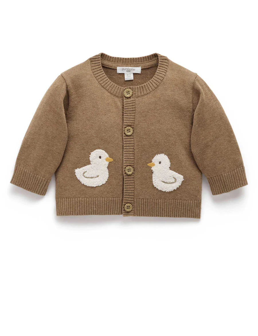 Purebaby - Goose Chenille Cardigan