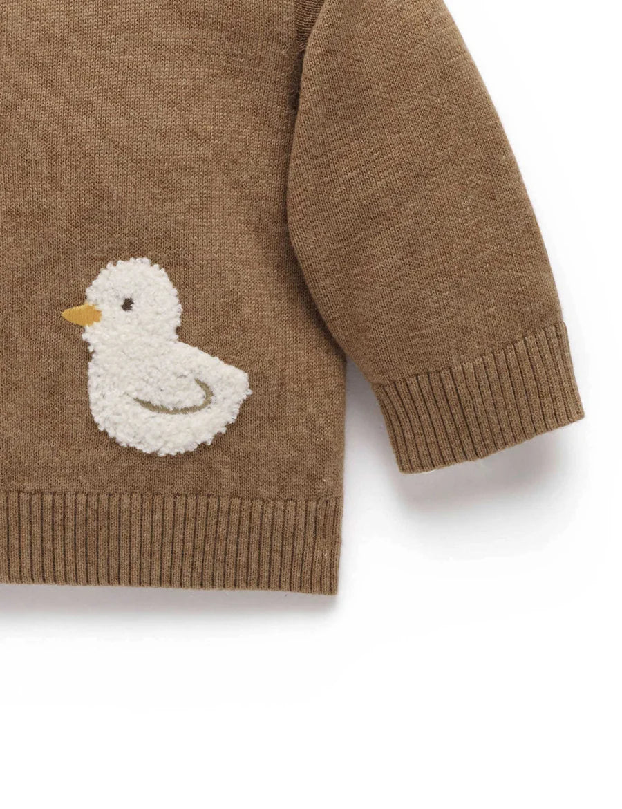 Purebaby - Goose Chenille Cardigan