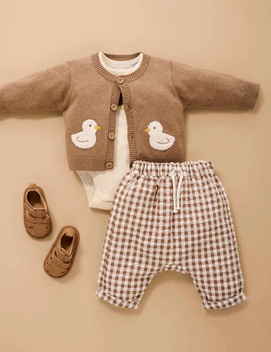 Purebaby - Goose Chenille Cardigan