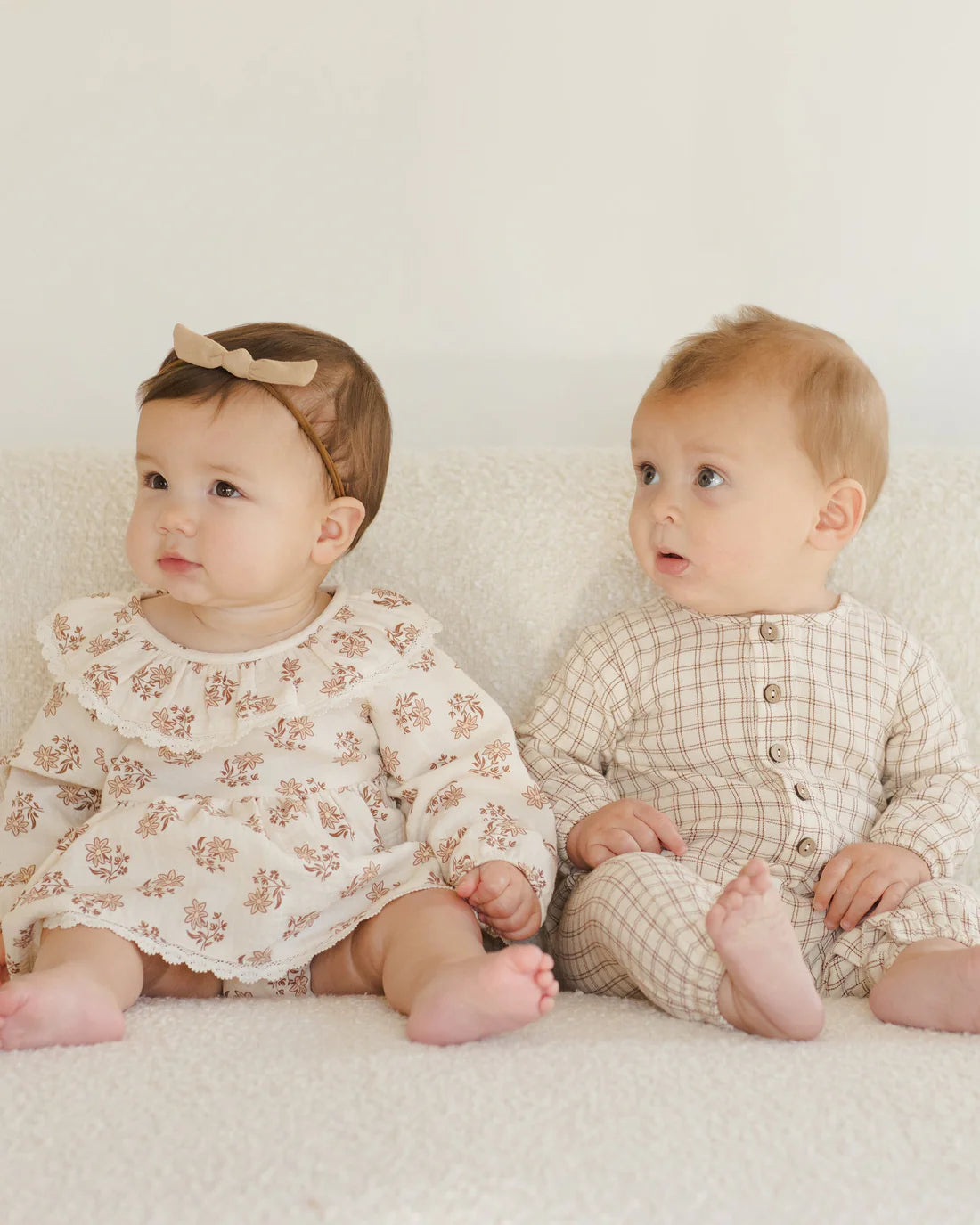 Quincy Mae - Thalia Romper - Daylily