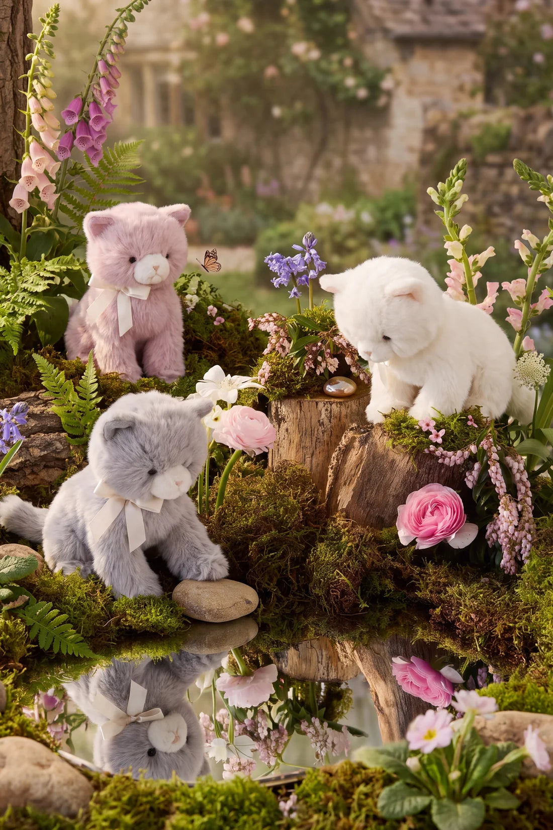 Jamie Kay Snuggle Bunnies - Moon the Kitty - Violet