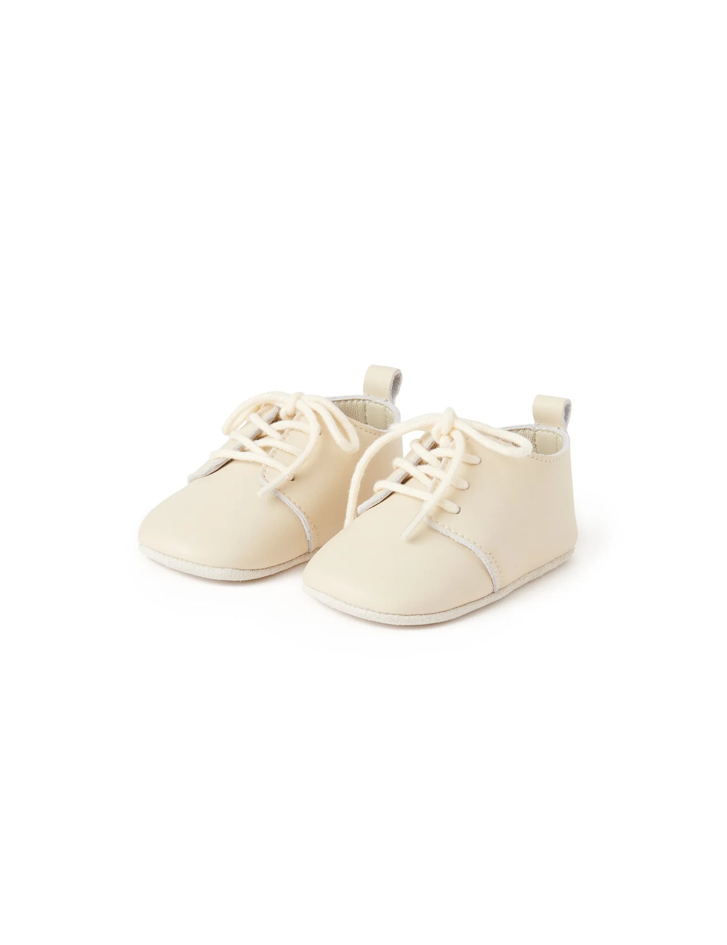 Purebaby - Leather Lace up - Taupe