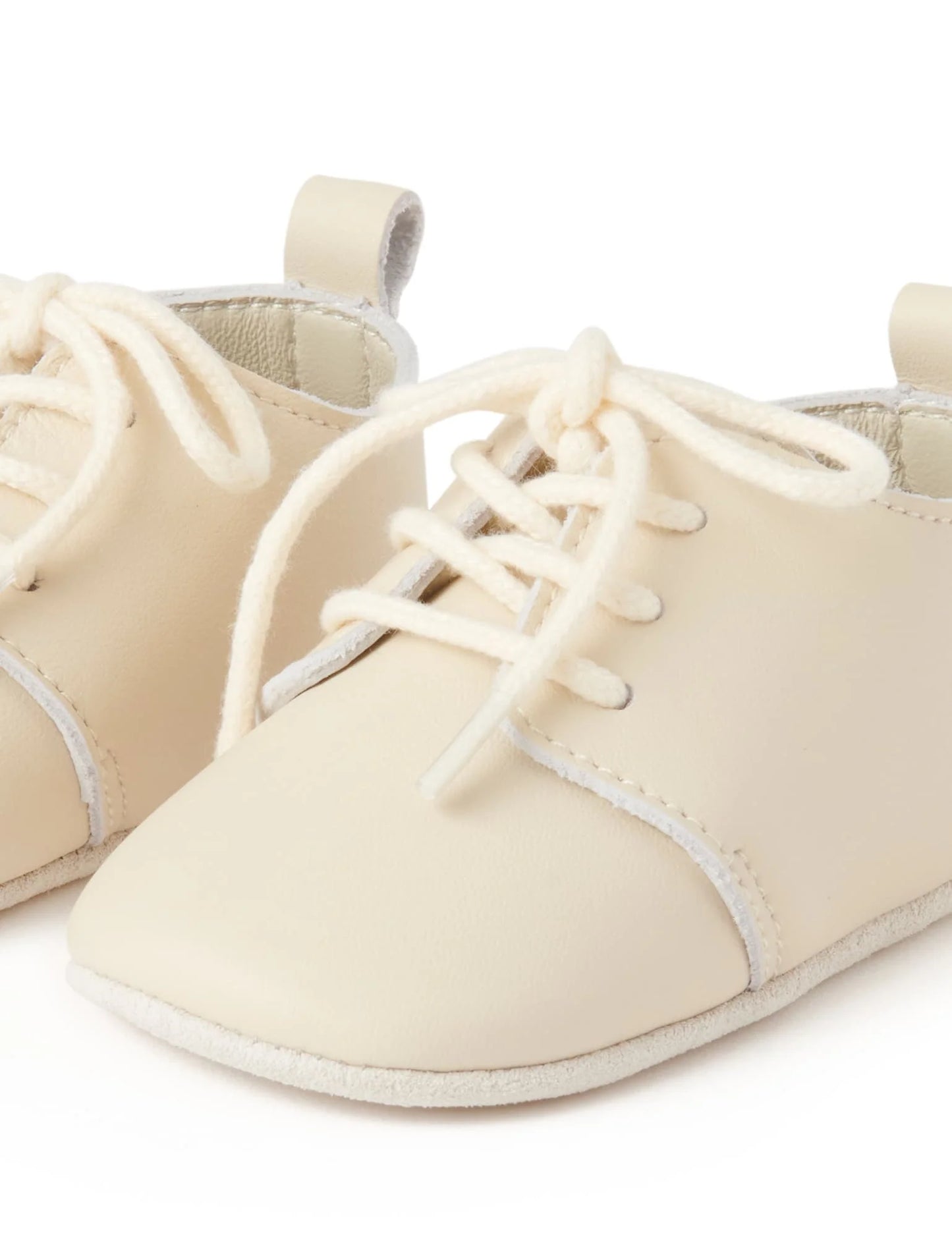Purebaby - Leather Lace up - Taupe