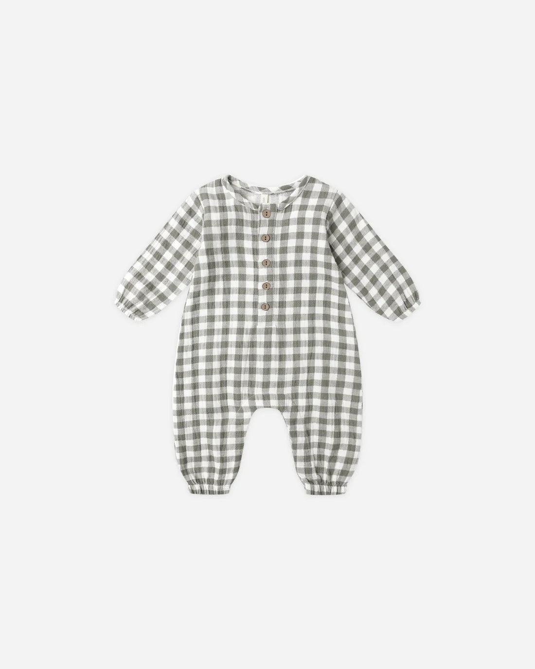 Quincy Mae - Woven Jumpsuit - Forest Check