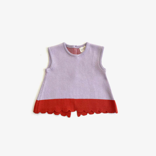 The Rest - Reverse Button Up Top - Scallop