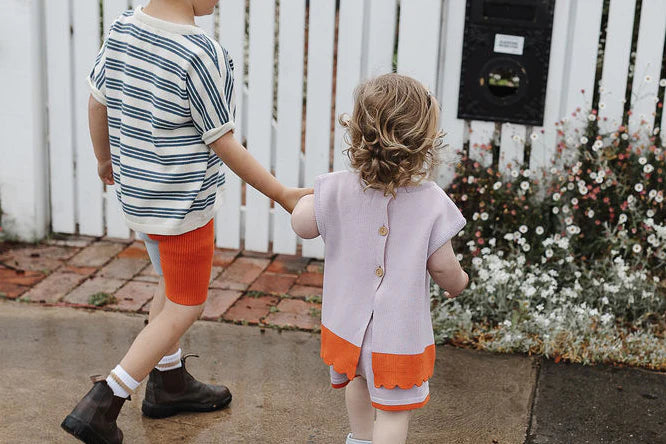 The Rest - Reverse Button Up Top - Scallop