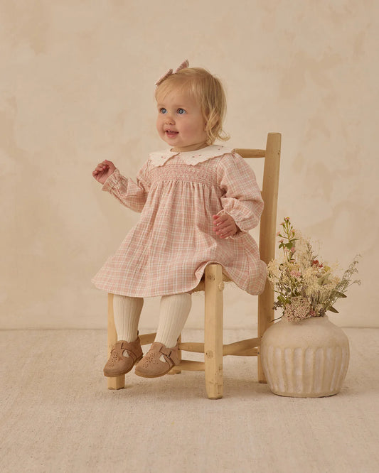 Quincy Mae - Callie Dress - Pink Plaid