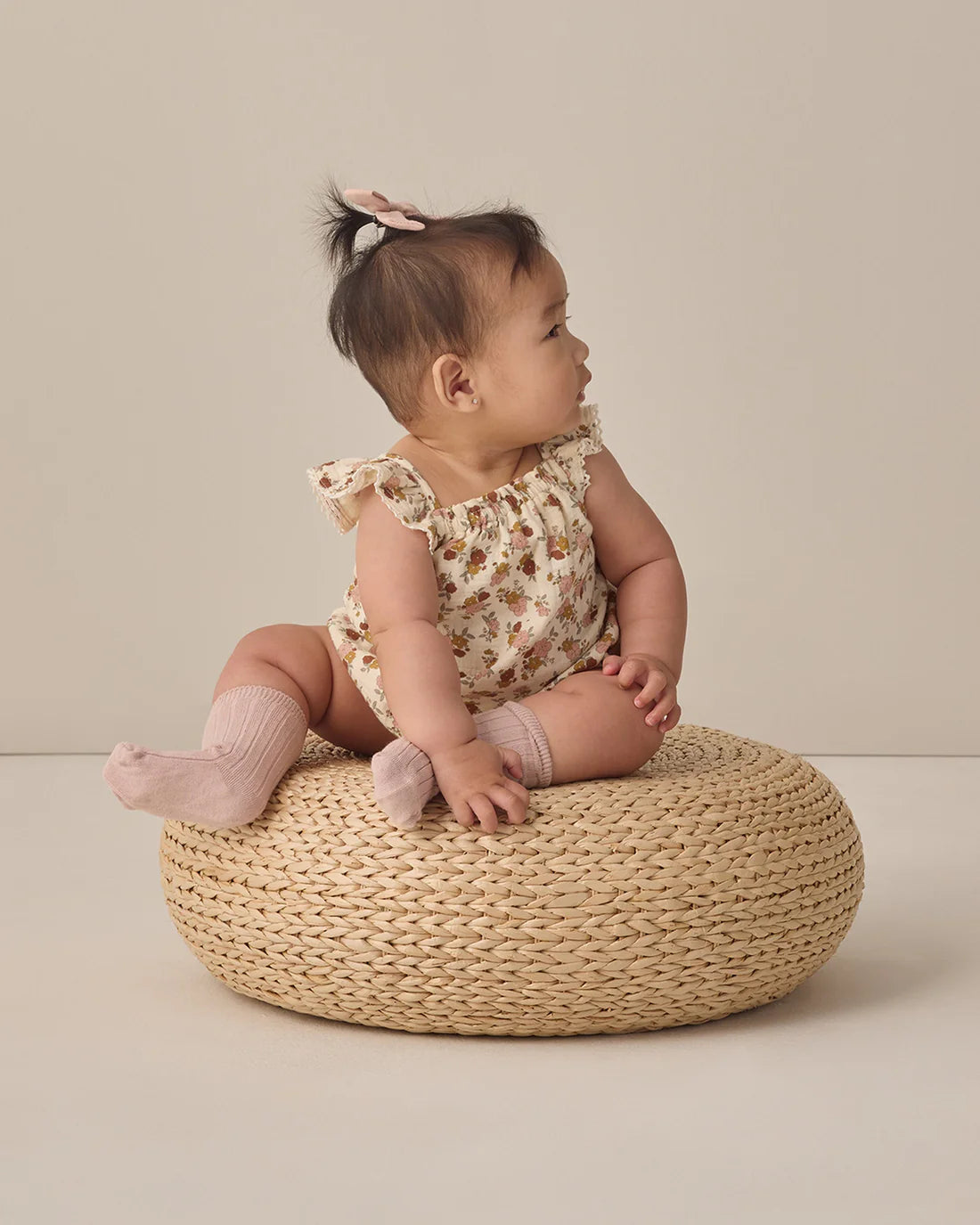 Quincy Mae - Bonnie Romper - Bloom