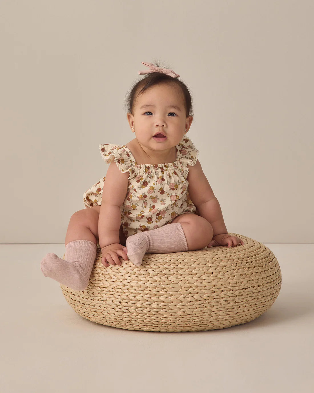 Quincy Mae - Bonnie Romper - Bloom