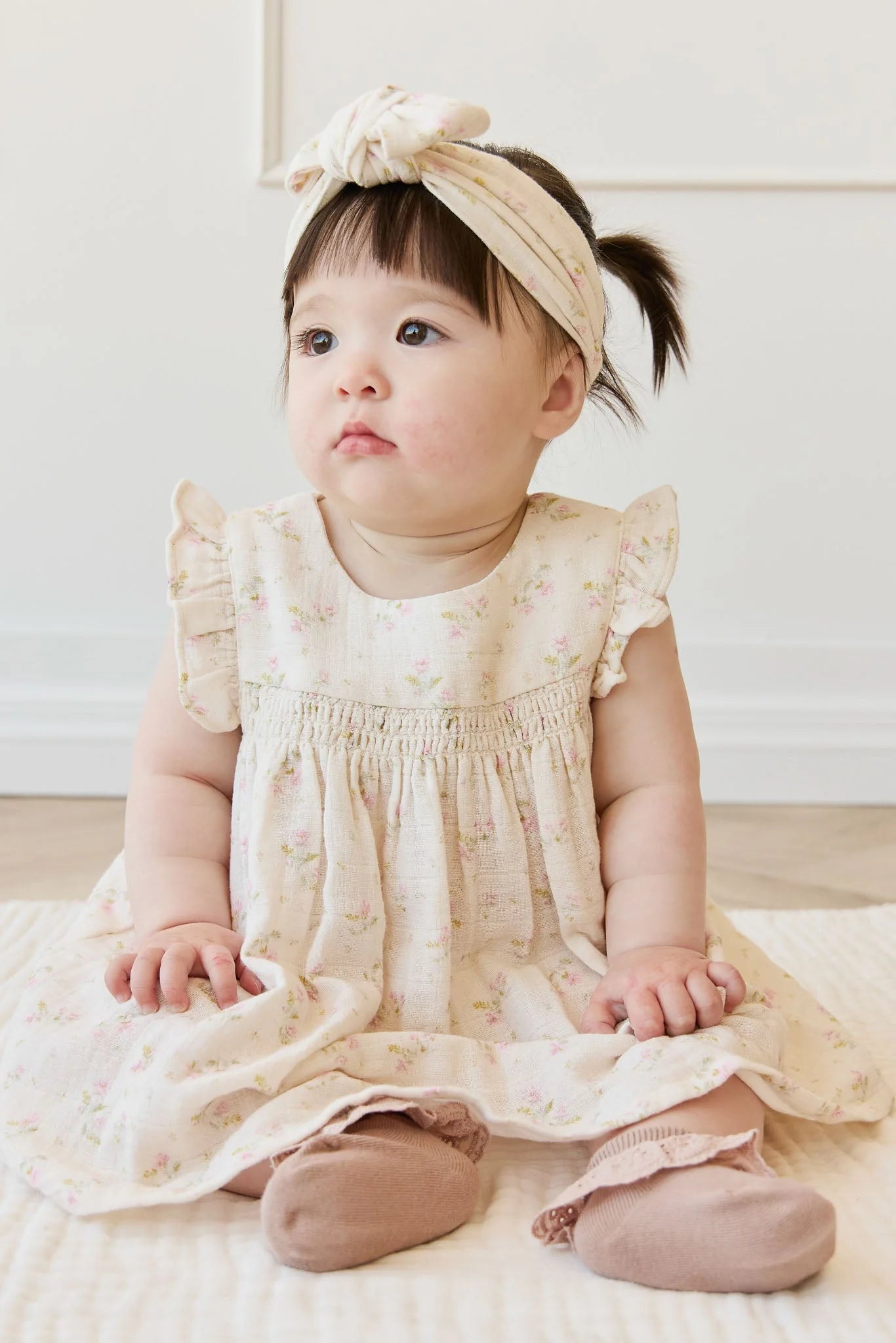 Jamie Kay - Organic Cotton Muslin Tiana Dress - Emelia Pink