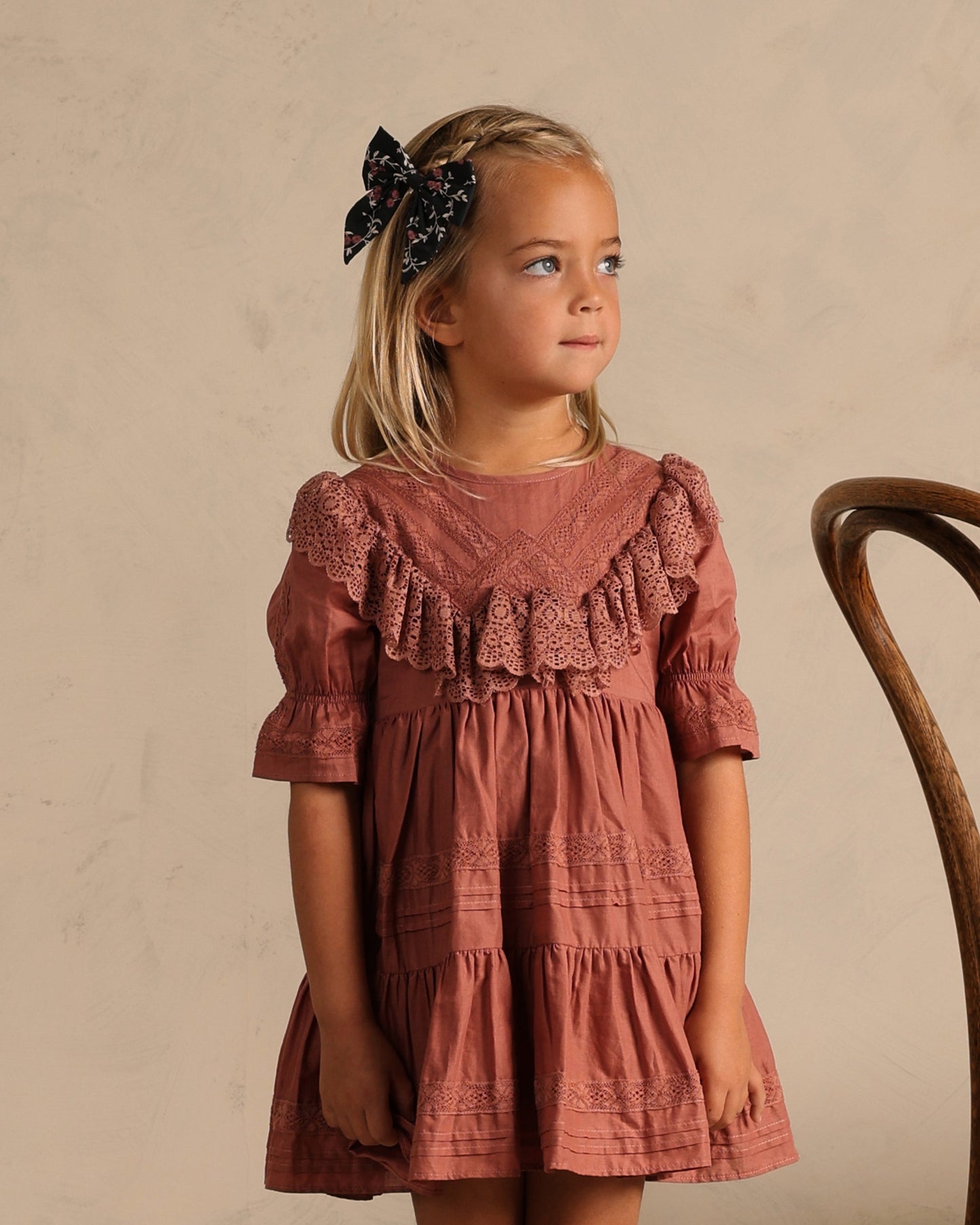 NORALEE - Genevieve Dress - Poppy