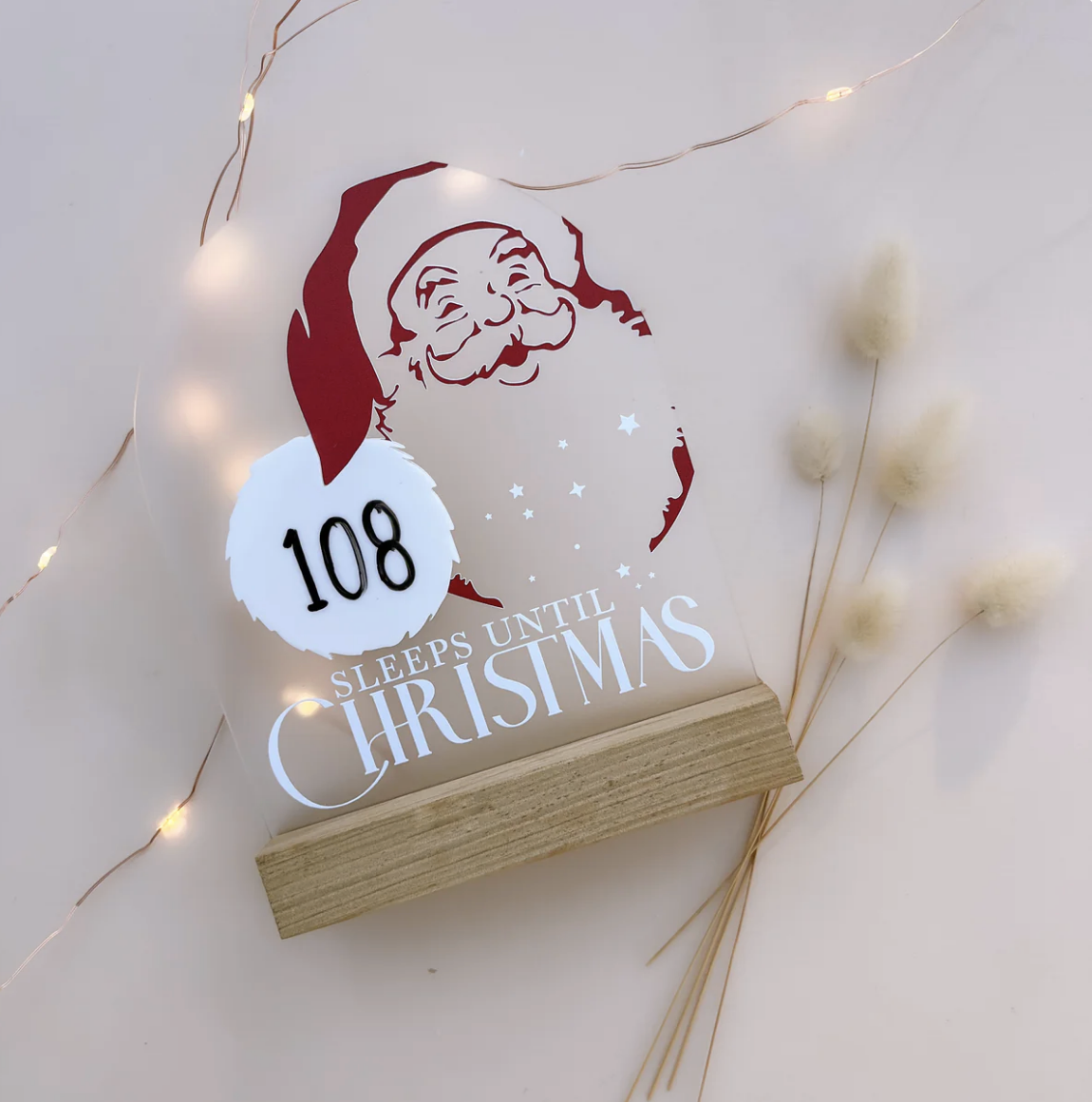Salt & Pine - Christmas Countdown Arch - Frosted Clear – Sylvia Joyce