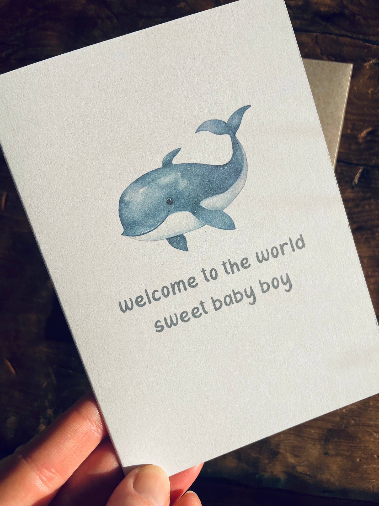 To & From Cards - Welcome to the World sweet baby Boy