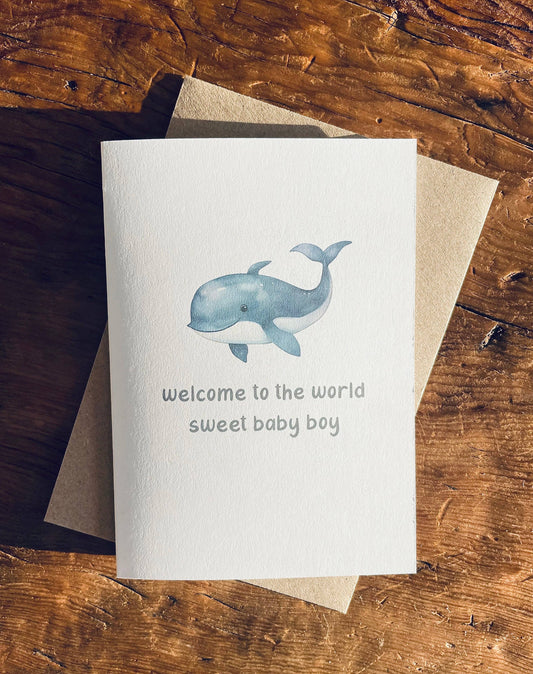 To & From Cards - Welcome to the World sweet baby Boy