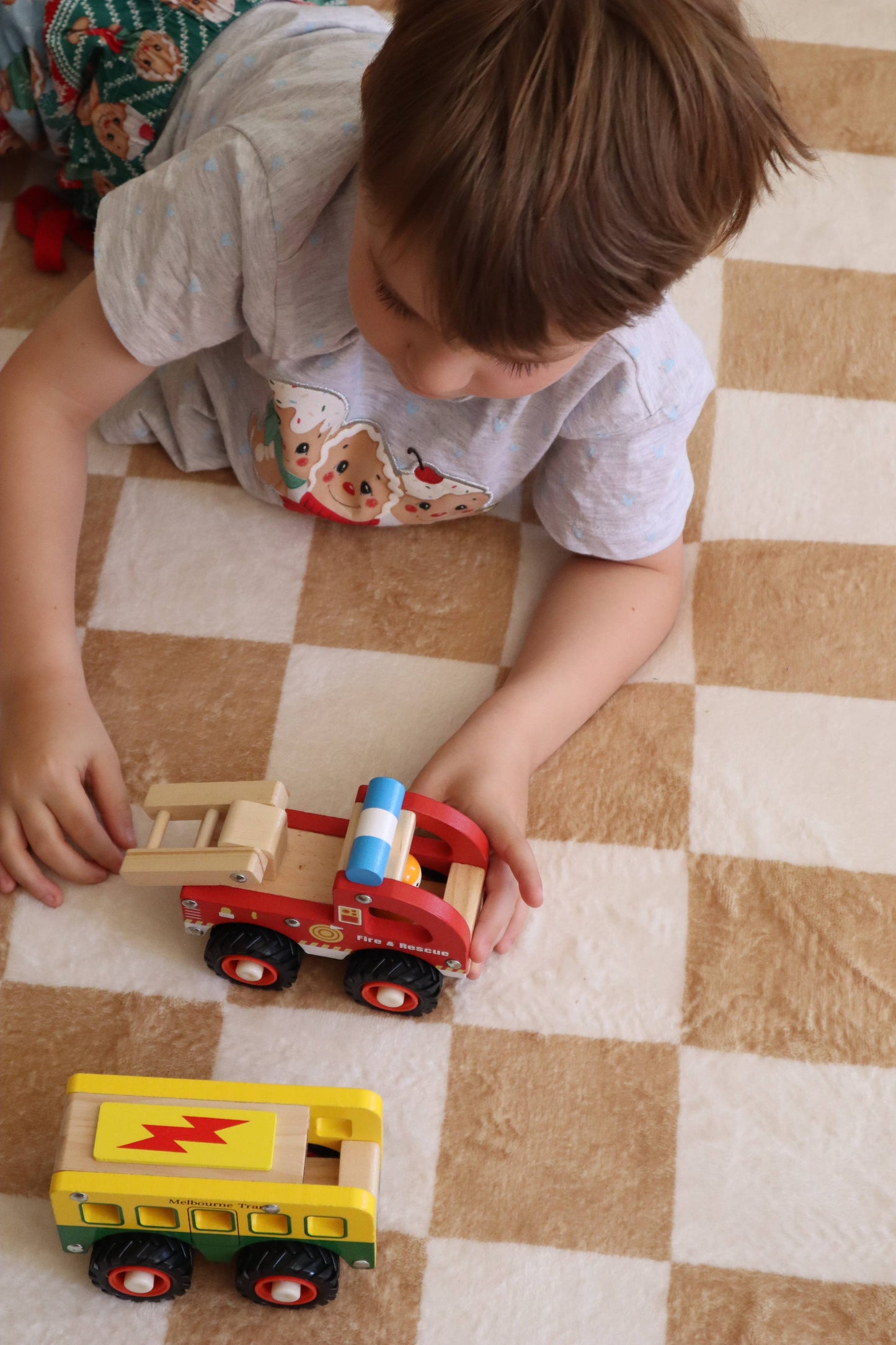 Wooden Fire Engine