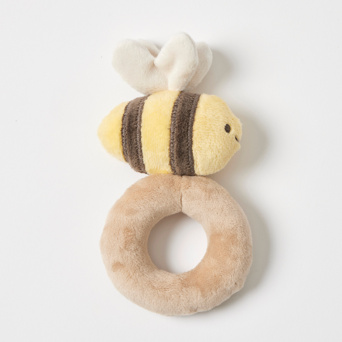 Jiggle & Giggle - Plush Bee Rattle – Sylvia Joyce