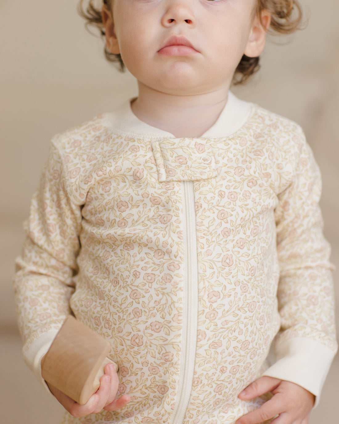 Quincy Mae - Zip Longsleeve Sleeper - Primrose
