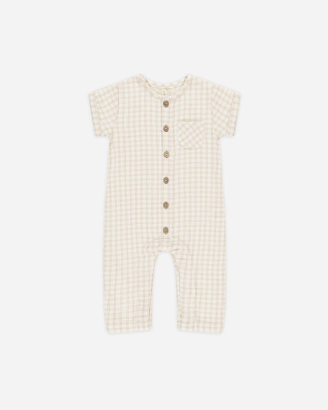 Quincy Mae - Charlie Jumpsuit - Oat Check