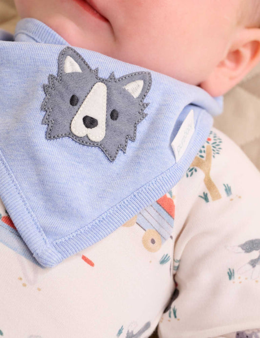 Purebaby - Bandana Bib - Sheep Dog