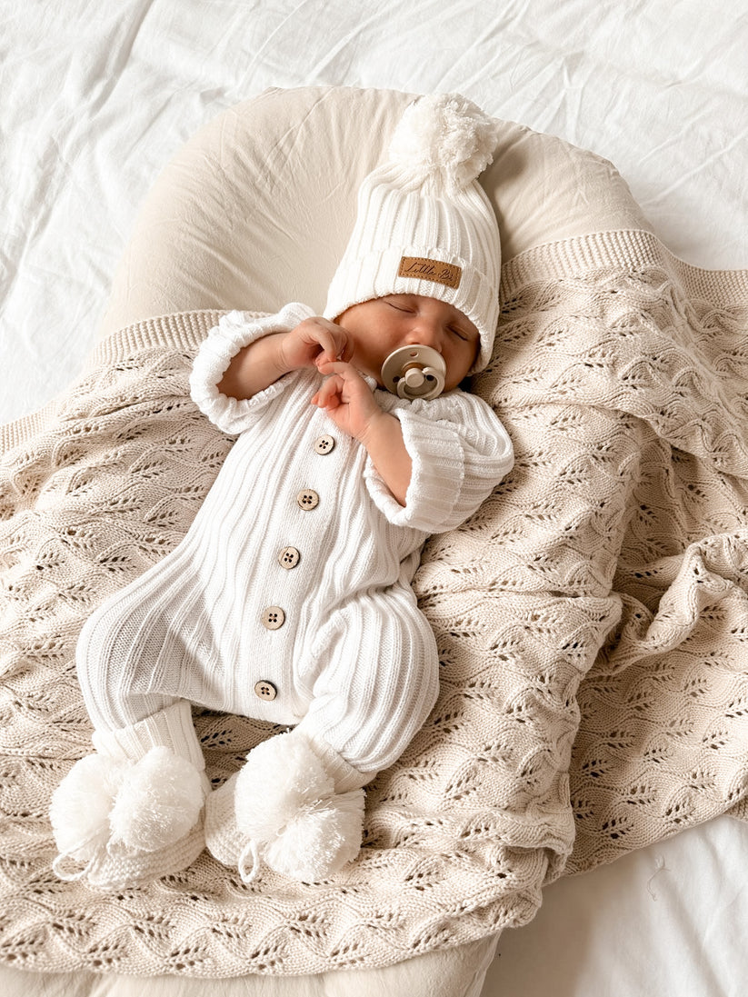 Little B's Nursery - Booties - Milk