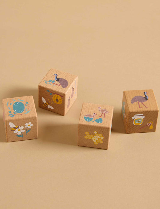 Purebaby - Wooden Life Cycle Blocks