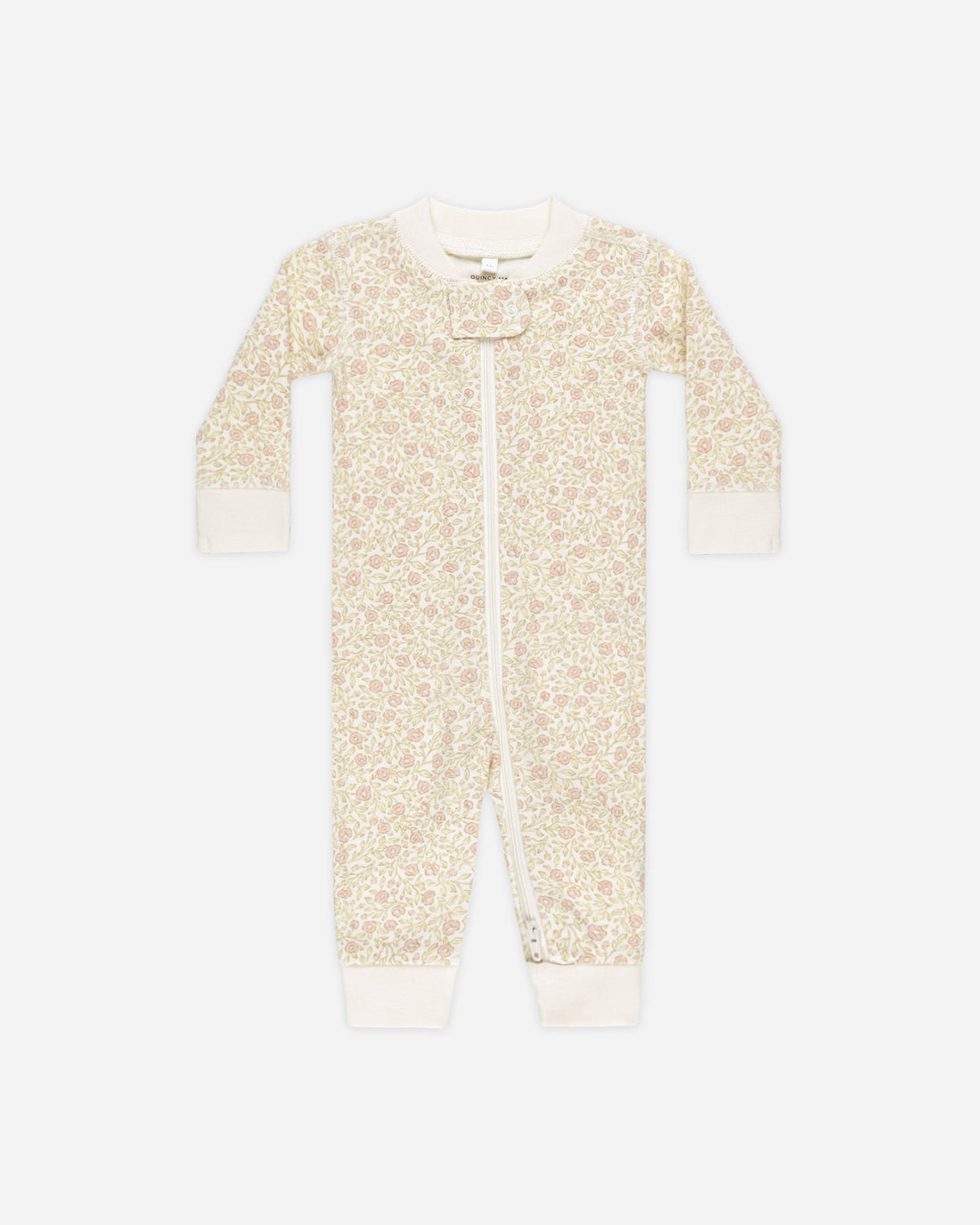 Quincy Mae - Zip Longsleeve Sleeper - Primrose