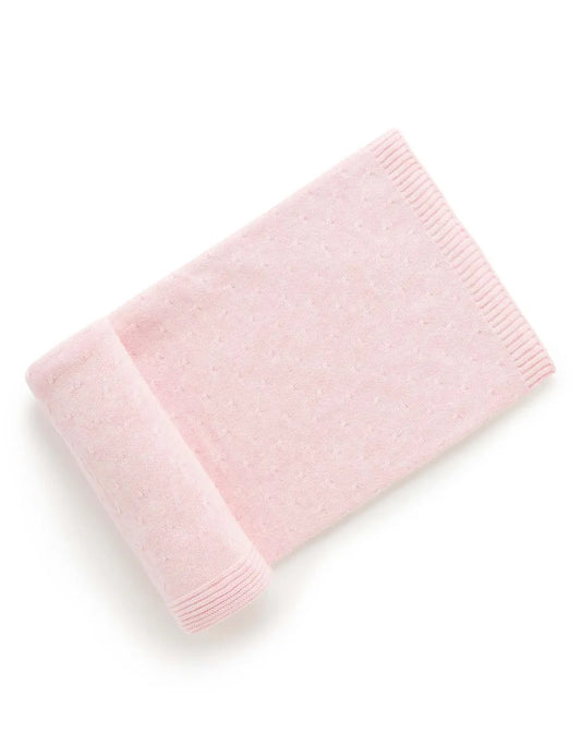 Purebaby - Esssentials Blanket - Pale Pink Melange