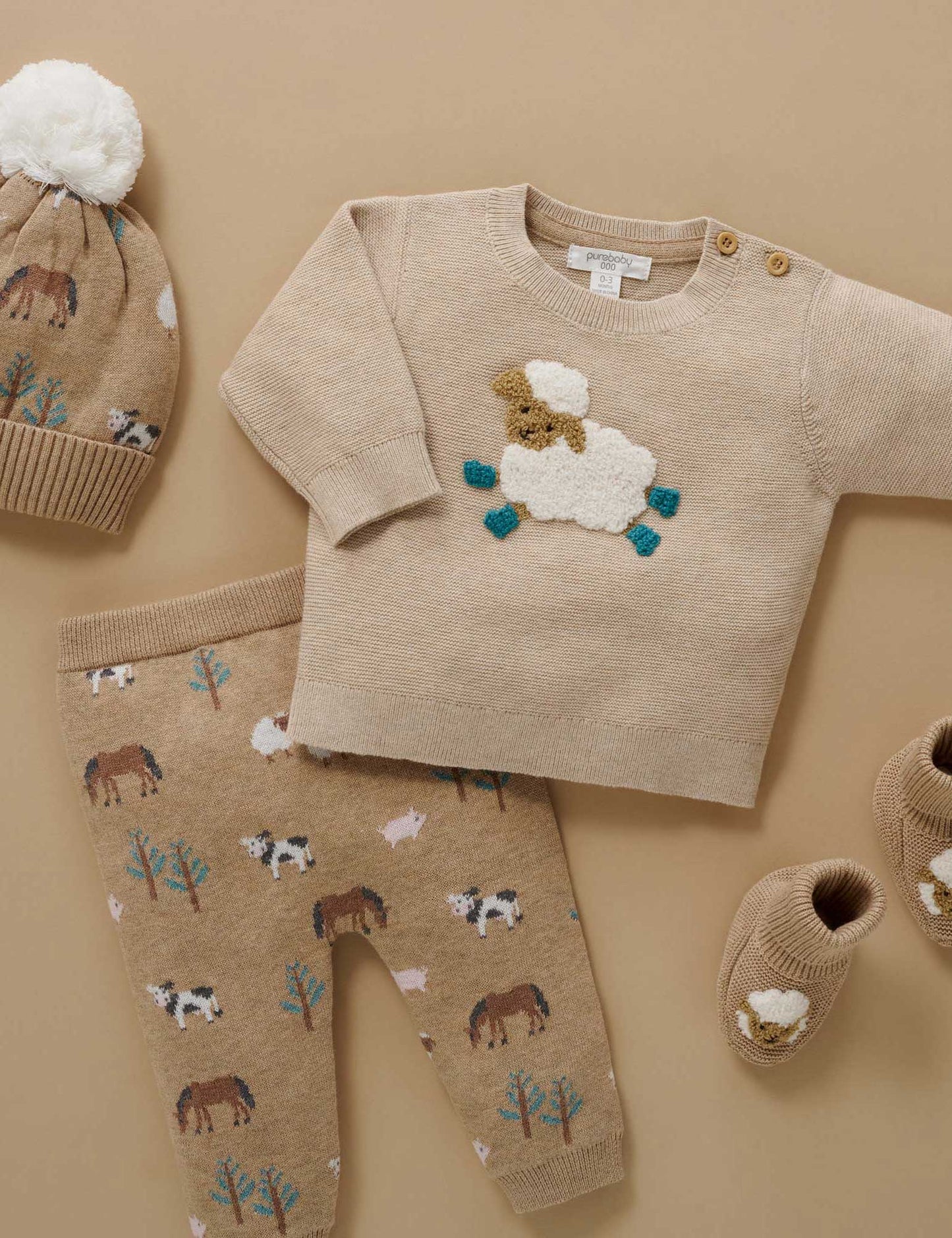 Purebaby - On The Farm - Jumper