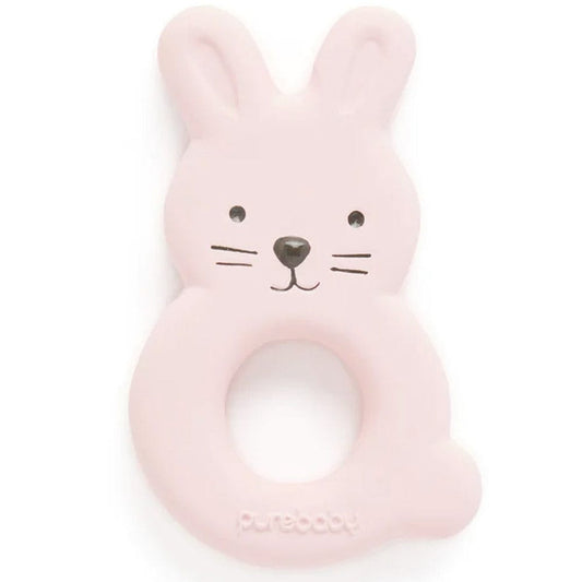 Purebaby - Bunny Teether - Pink