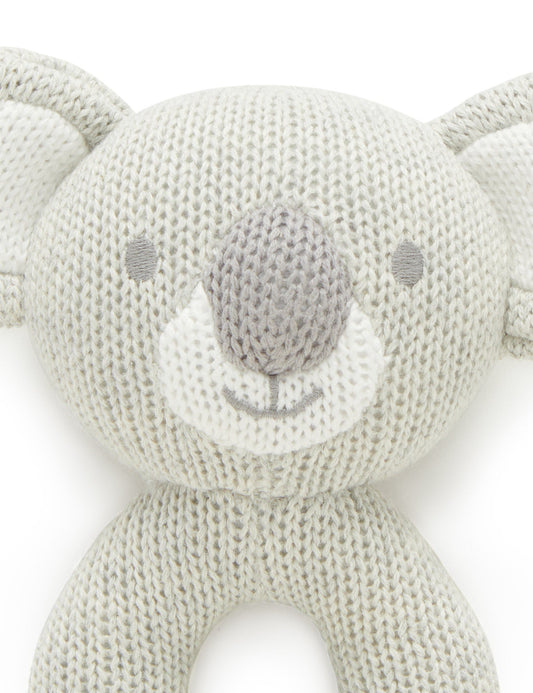 Purebaby - Knitted Rattle - Koala